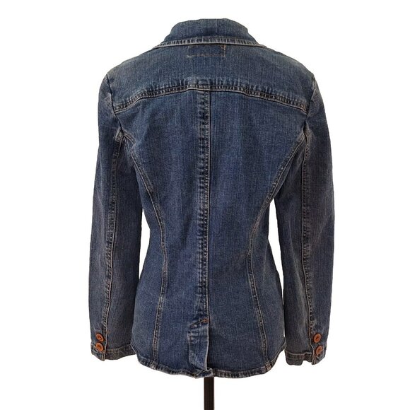 LEVI'S DENIM BLAZER STYLE JACKET SIZE SMALL - Picture 6 of 6